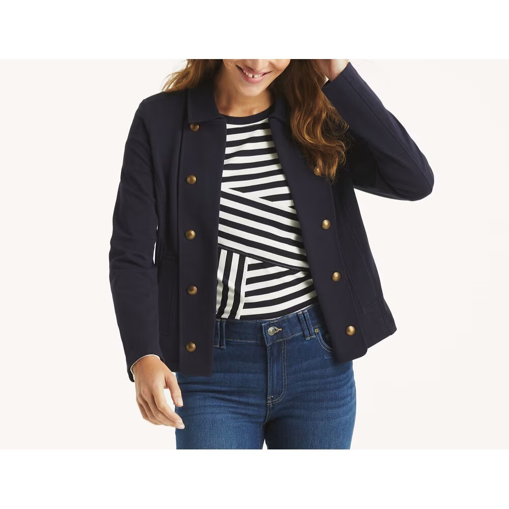 Nautica Jeans Women's Open-Front Captain's Jacket size‎ Small